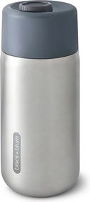 Tazza termica argentata in acciaio inox 340 ml – Black + Blum