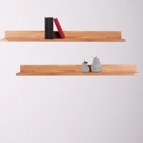 Mensola di colore naturale in rovere massiccio 100 cm Kalle – Interia Home &amp; Living