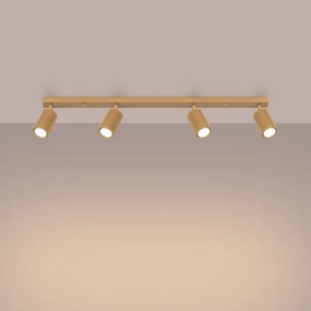 Sollux SL.1565 - Faretto KARBON 4xGU10/10W/230V oro