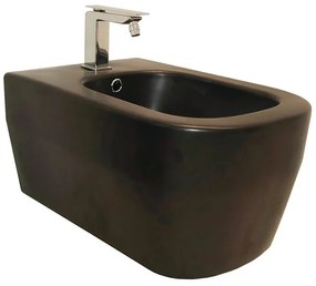 Bidet sospeso nero opaco tutto evo OLYMPIA CERAMICA L 36 x H 42 x P 53 cm