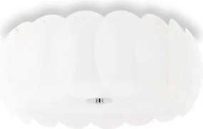 Ideal Lux - Paralume di ricambio per lampadario e plafoniera OVALINO, bianco