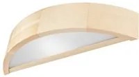 Lampada a Soffitto Eveline, Marrone, Legno, 40,5x8x11,5 cm, EPIKASA