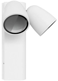 Applique da Esterno Orientabile IP65 2xGU10 serie AXIS - Bianca