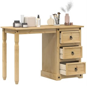 Toeletta Corona 110x47x75 Cm İn Legno Massello Di Pino /