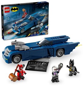 Batman con Batmobile vs Harley Quinn e Mr Freeze Lego