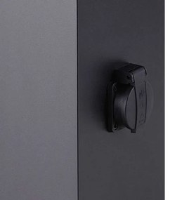 Wofi 12234 - Lampada LED esterna FILIA con presa, 8,5W, 230V, IP54, 80 cm