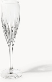 Set di 2 flute da champagne fatti a mano con scanalatura in rilievo Dionysos