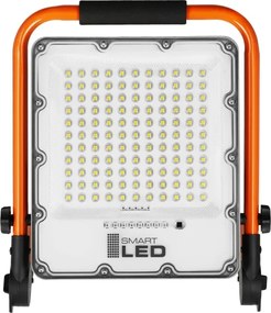Proiettore LED ricaricabile con stativo LED/50W/3,2V 4500K 5000 mAh IP65 arancione