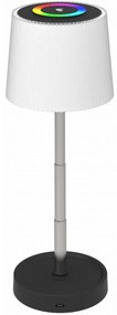 LED RGBW dimmerabile lampada da tavolo ricaricabile per esterni LED/2W/5V IP44 1200 mAh grigia