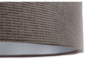 Lampadario a sospensione con filo TWIST 1xE27/60W/230V marrone/argento