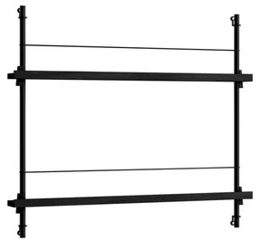 Magazine Shelving Black/Black - Moebe