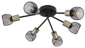 Globo 54028-6S - Lampadario fisso FIASTRA 6xE14/40W/230V