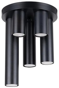 Sollux SL.1467 - Faretto LAGOS 5xGU10/10W/230V nero