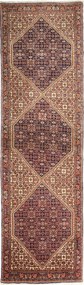 Bidjar Tappeto 70 x 250 Blu (Iran) Annodato A Mano