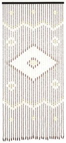 Tenda di colore naturale in bambù per porte 90x200 cm Rhombus – Maximex