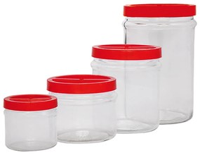 6pz vaso in vetro per alimenti 'ortes' kg. 2,5 cod:ferx.794082nlm