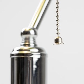 Brilagi - Lampada da tavolo BANK OFFICE 1xE27/60W/230V cromo lucido/verde