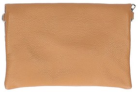 Borsa a mano in vera pelle 668 cognac