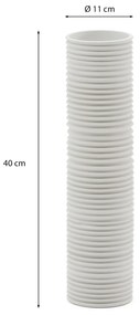 Kave Home - Vaso Sibone in ceramica bianca 11 cm
