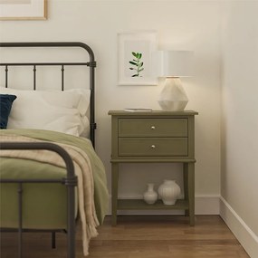 Comodino color kaki Franklin - Støraa