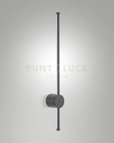 Clip applique led 12w 3000k 1650lm  grigio scuro da esterno ip54