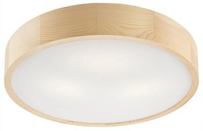 Lampada da soffitto marrone chiaro con paralume in vetro ø 47 cm Eveline - LAMKUR