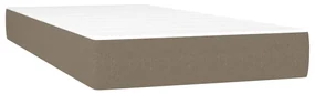 Giroletto a molle con materasso tortora 90x200 cm intessuto