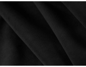 Divano in velluto nero 285 cm Bellis - Micadoni Home