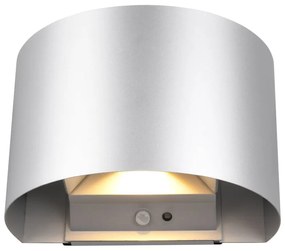 Illuminazione esterna LED con sensore di movimento da parete (altezza totale 10 cm) Talent – Trio