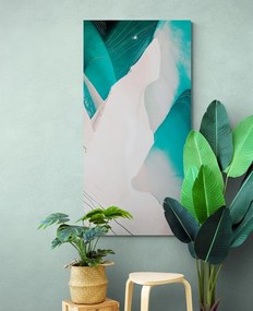Quadro su tela – Astrazione blu moderna