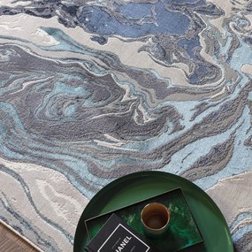 Tappeto blu 290x200 cm Aurora - Asiatic Carpets