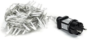 Aigostar - Catena LED natalizia da esterno 100xLED/8 funzioni 13m IP44 bianco freddo