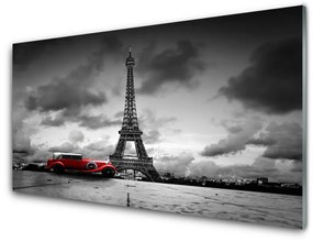 Quadro di vetro Torre Eiffel Architettura 100x50 cm