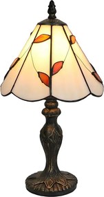 Brilagi - Lampada da tavolo Tiffany in vetro colorato FOLIA 1xE27/60W/230V