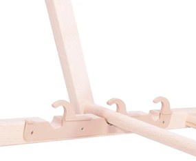 Lettino prendisole da giardino turchese/faggio