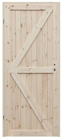 Porta battente Loft beige L 70 x H 210 cm reversibile