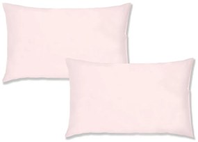 Set di 2 federe in cotone Standard Blush, 50 x 75 cm Cotton Percale - Bianca