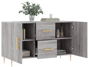 Credenza grigio sonoma 100x36x60 cm in legno multistrato