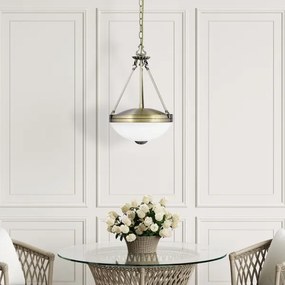 Rabalux 8547 - Lampadario a sospensione con catena MARLENE 2xE27/60W/230V