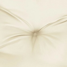 Cuscini per Sedia 4pz Bianco Crema 40x40x7 cm in Tessuto Oxford