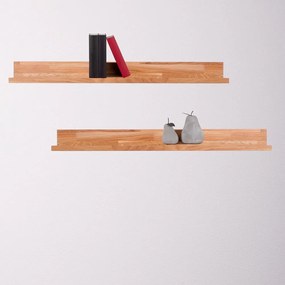 Mensola di colore naturale in rovere massiccio 80 cm Kalle – Interia Home &amp; Living