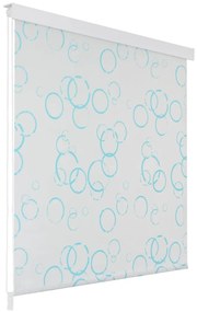 Tenda A Rullo Per Doccia 120x240 Cm Con Motivo A Bolle /