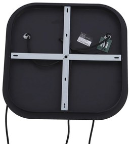 Lampada a sospensione di design nera con vetro fumé 3 luci - Gus