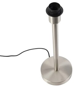 Lampada da tavolo moderna in acciaio senza paralume - Simplo