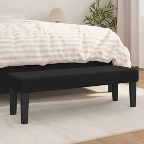 Panca Nera 100x30x30 Cm İn Tessuto /
