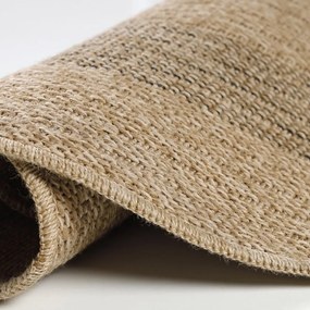 Tappeto rotondo per esterni nero e beige ø 160 cm Comilla - Ayyildiz Carpets