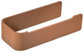 Porta carta igienica da parete color terracotta in metallo Ume – Zone