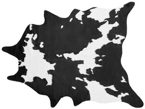 Tappeto ecopelle mucca nero e bianco 130 x 170 cm BOGONG Beliani