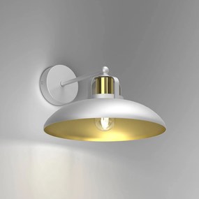 Eko-Light Applique Felix, bianco/oro