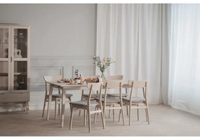 Set di 2 sedie da pranzo in colore naturale Rodham - Rowico